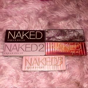 Lightly used 5 Naked Palettes